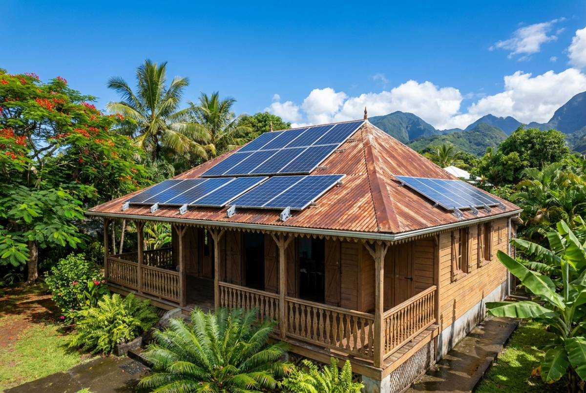 entretien panneaux solaires Réunion cyclones