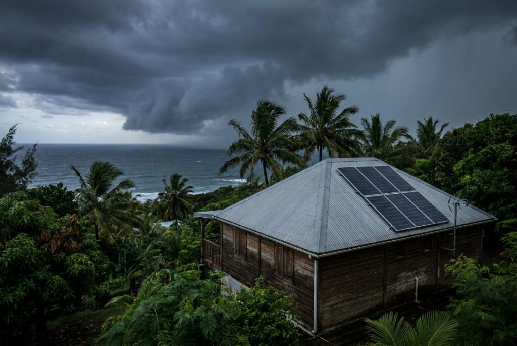 panneaux solaires cyclones Réunion