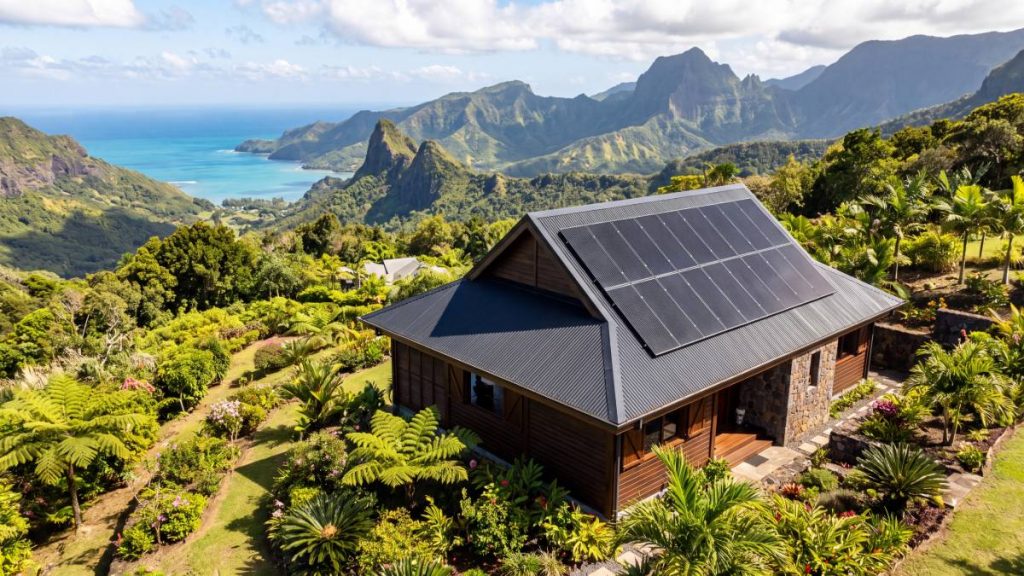 Combien de panneaux solaires pour une maison à La Réunion — toiture solaire sur case créole