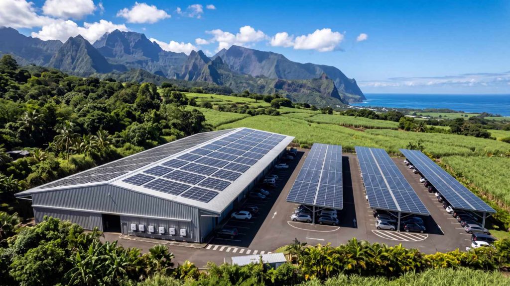 centrale solaire réunion
