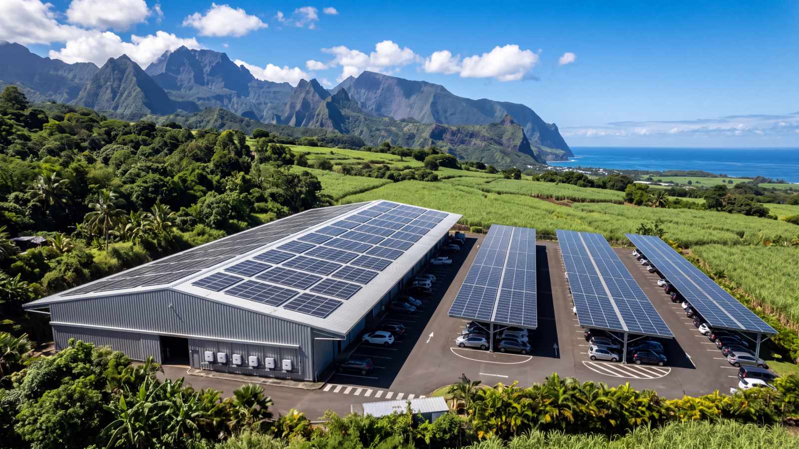 centrale solaire réunion