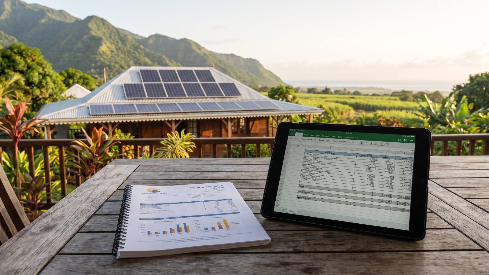 devis panneaux solaires Réunion